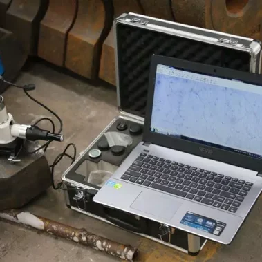 Laptop type microscope