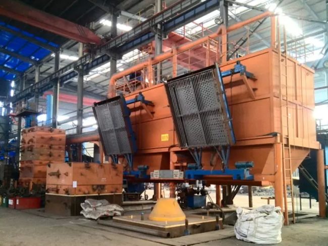 V Method Casting Line