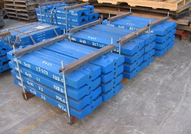 CRUSHER BLOW BARS MATERIAL SELECTION CRUSHER BLOW BARS MATERIAL SELECTION