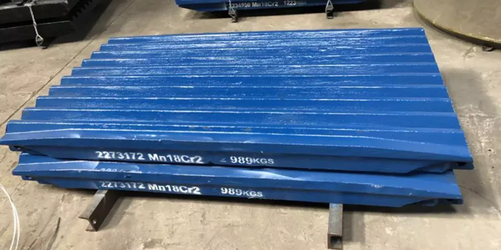 CRUSHER JAW PLATES PRODUCTION PROCESS