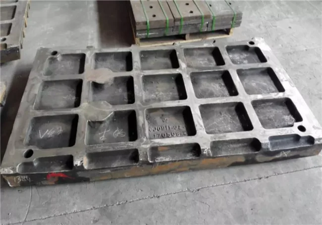 JAW CRUSHER PLATE MATERIAL