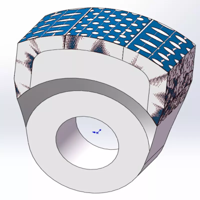 TIC Insert Crusher Hammer